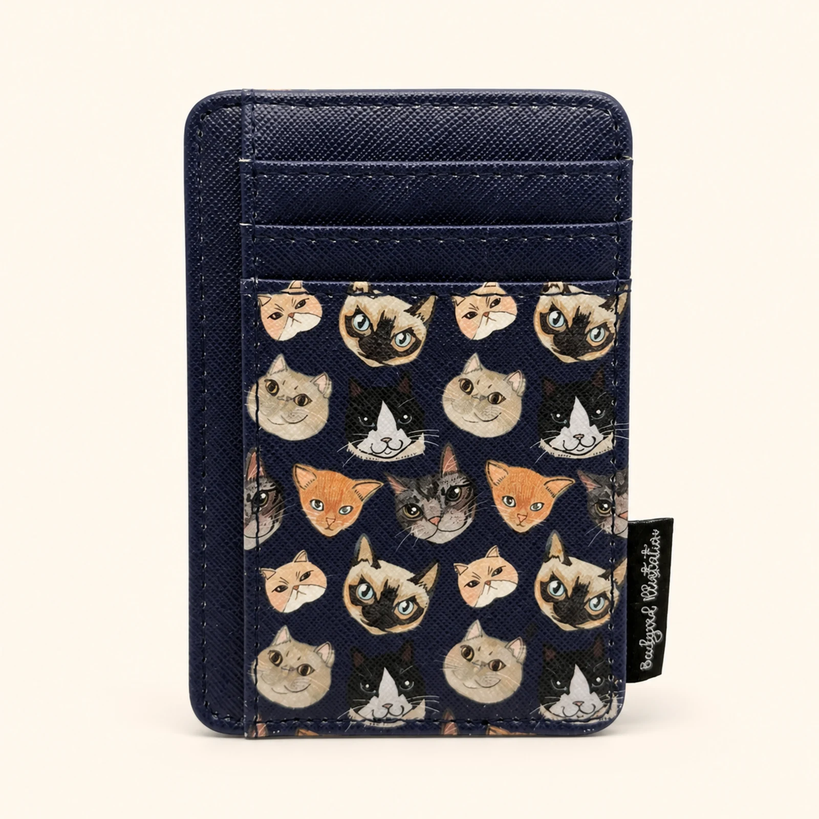 Cat Pattern Card Holder