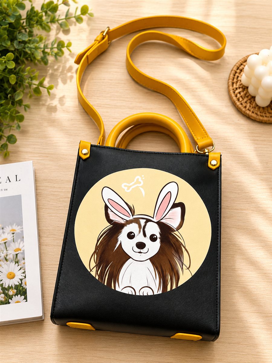 Daisy Pattern Small Hand Bag view 5