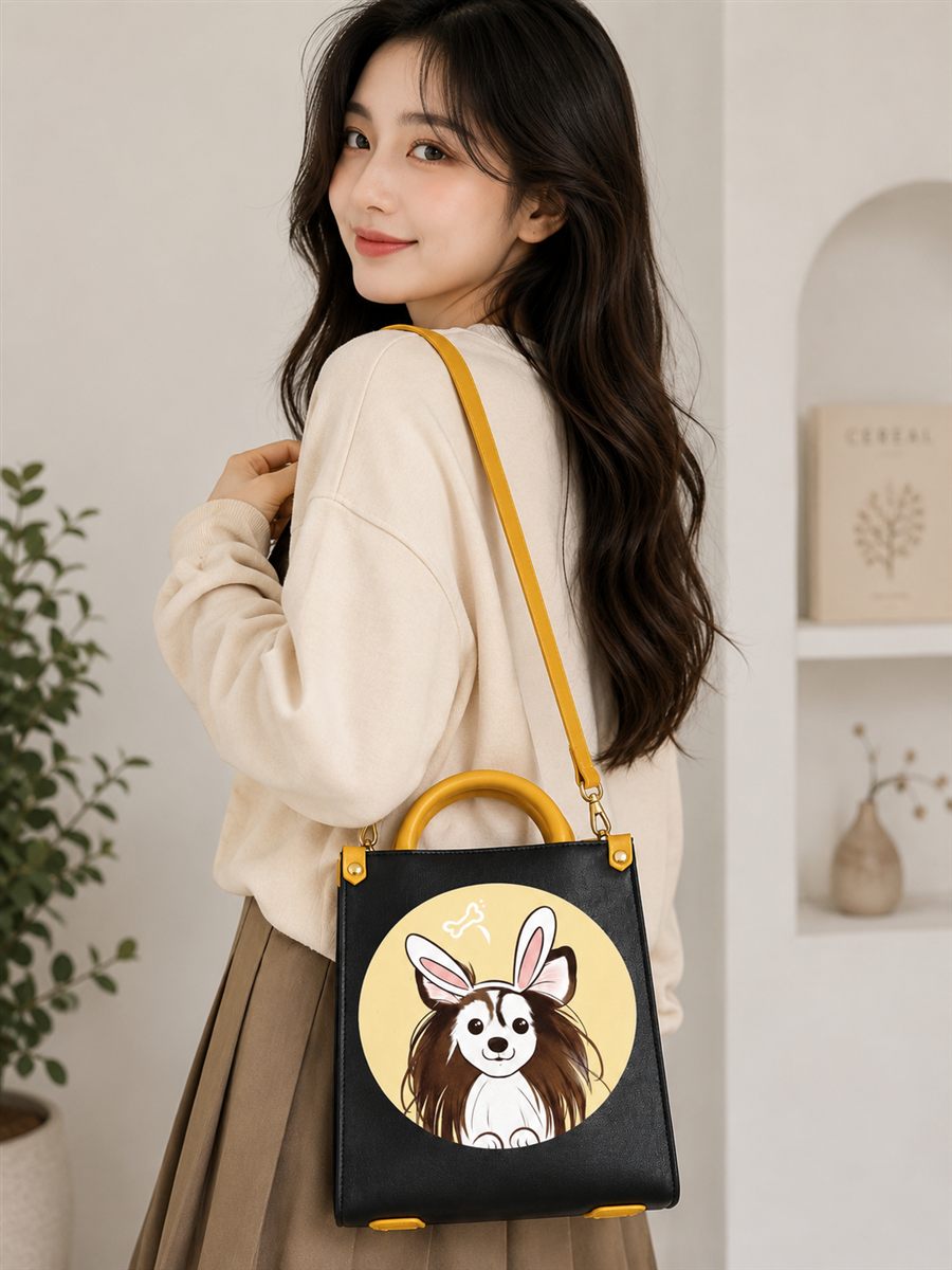 Daisy Pattern Small Hand Bag view 6