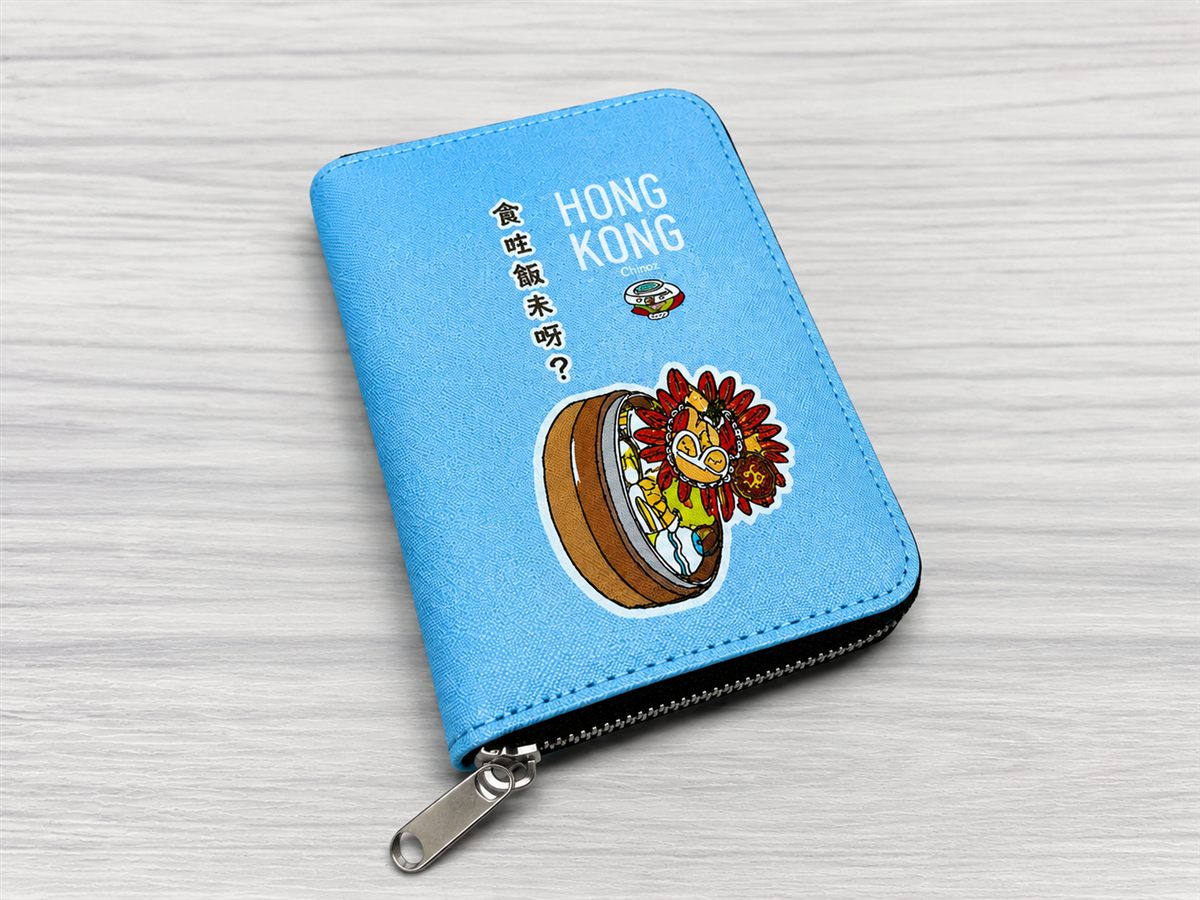Chimoz HK Wallet with Zipper – Dim Sum view 2