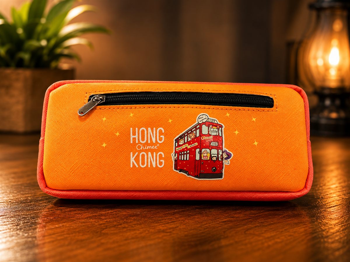 Chimoz HK Pencil Case – Tram & Dim Sum view 3