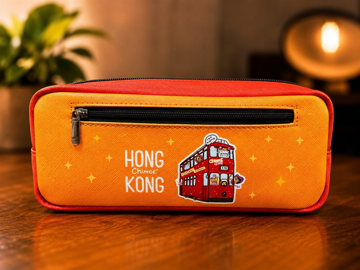 Chimoz HK Pencil Case – Tram & Dim Sum view 2