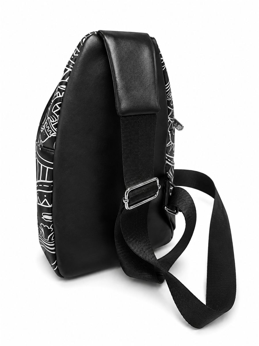 U&S Pattern Sling Bag view 4