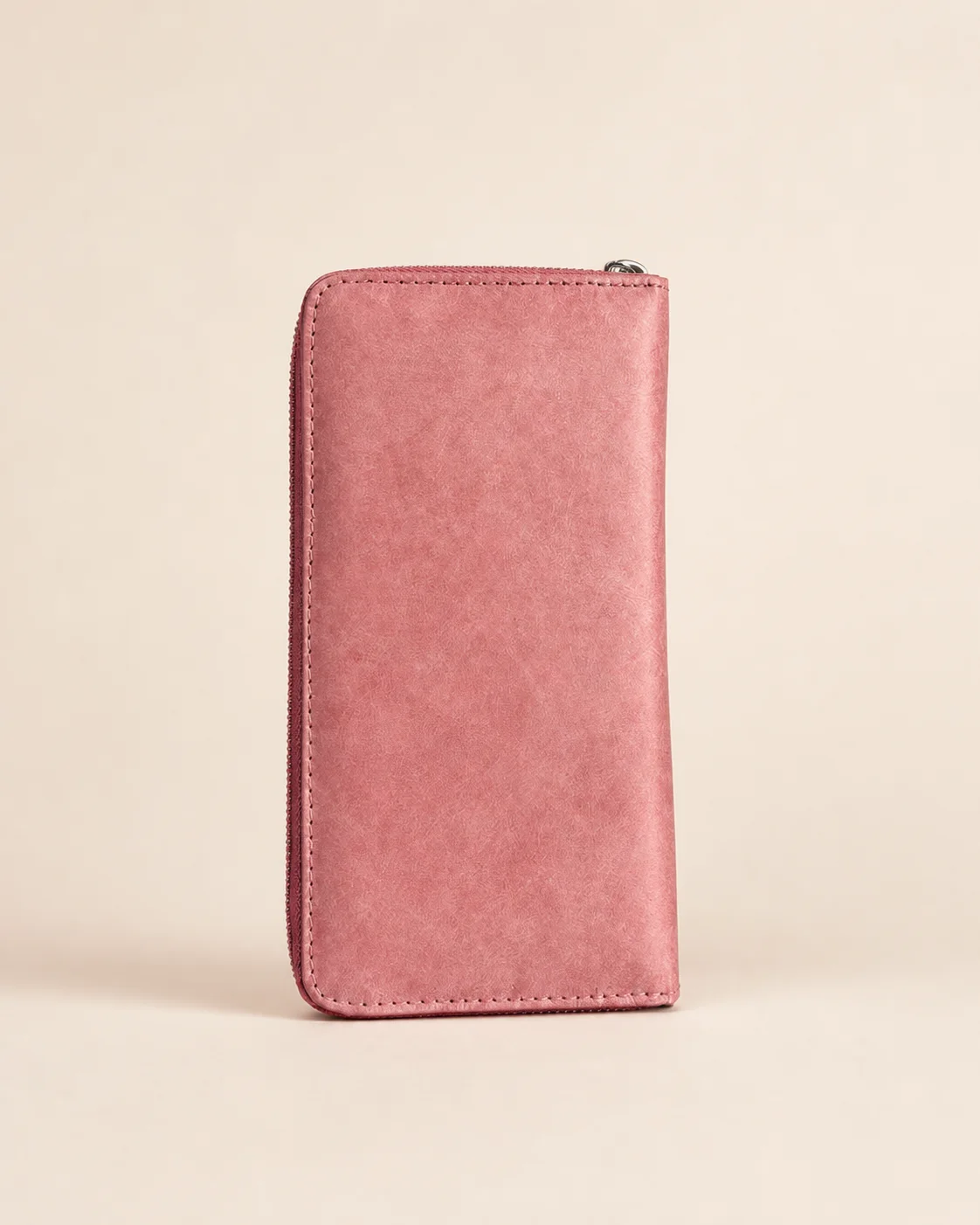 Paper Sensation Long Wallet with Zipper — Dusty Rose view 2