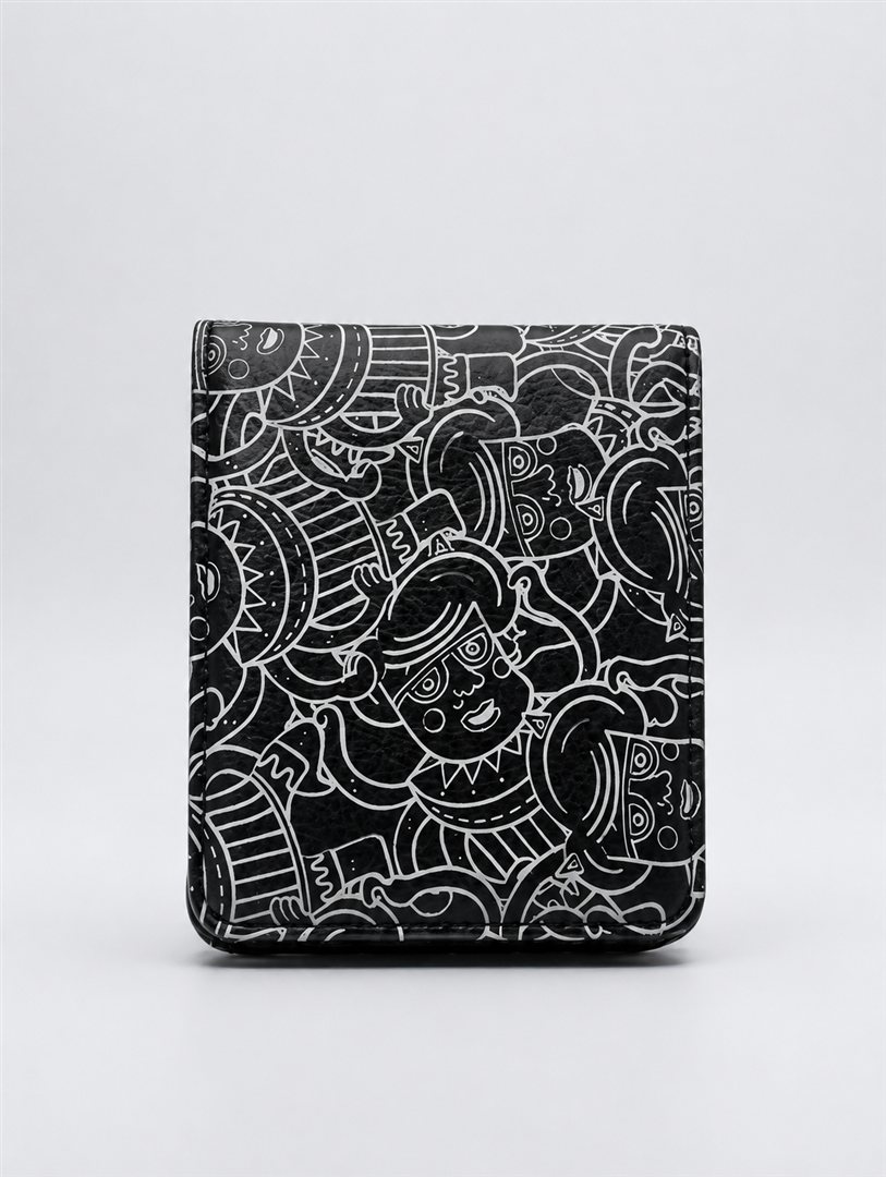 U&S Pattern Bifold Wallet